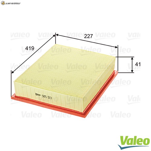 Air filter 585123 for - filter, hyundai